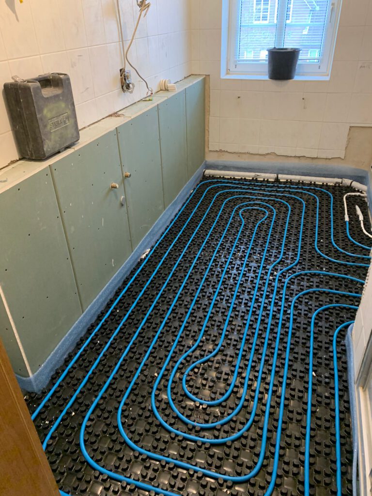 Fußbodenheizung fürs Badezimmer
