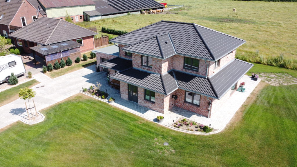 Ein schlussfertiger Neubau von TCB Horstedt.